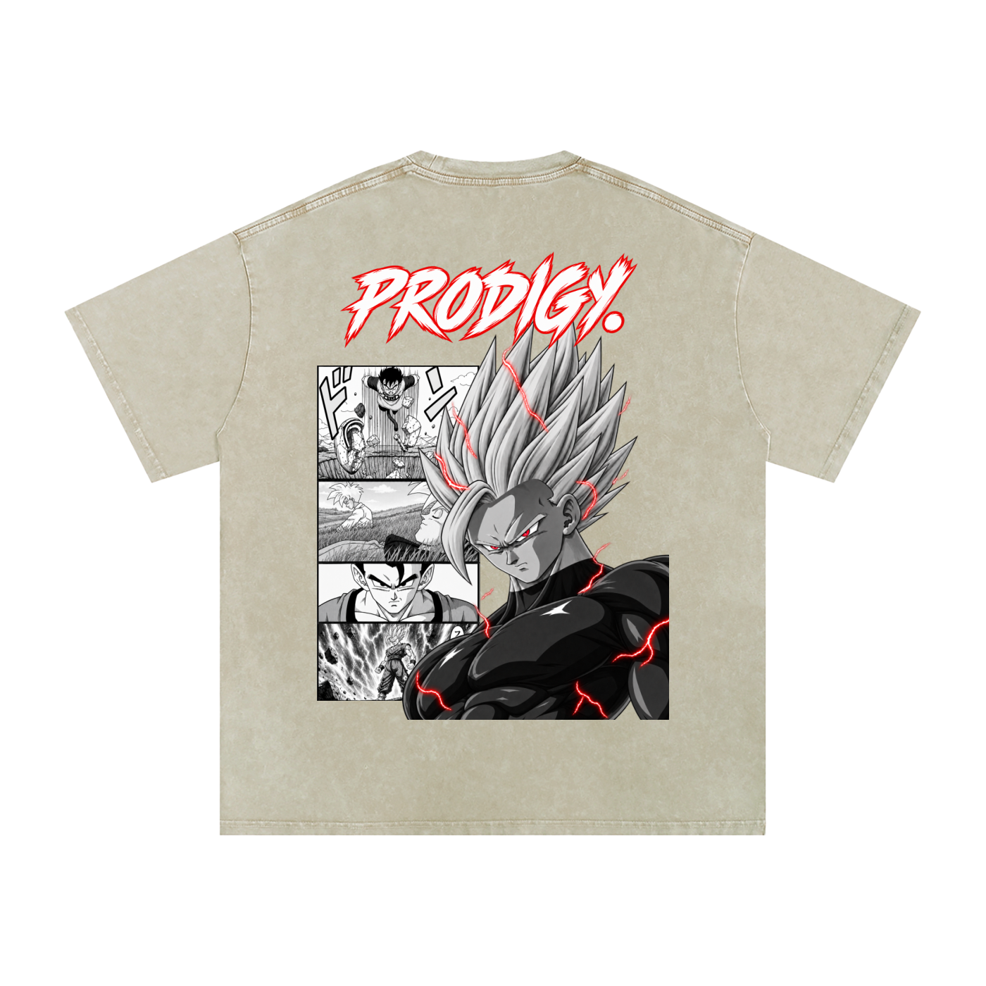 Gohan Washed Oversized Cotton T-Shirt