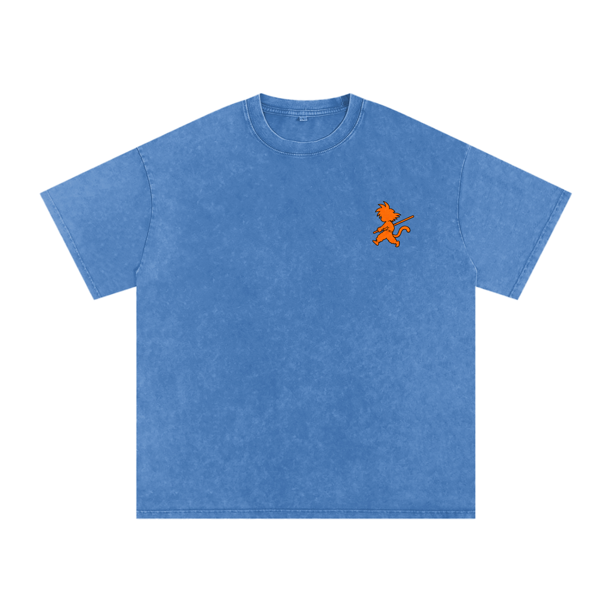 Goku Washed Oversized Cotton T-Shirt