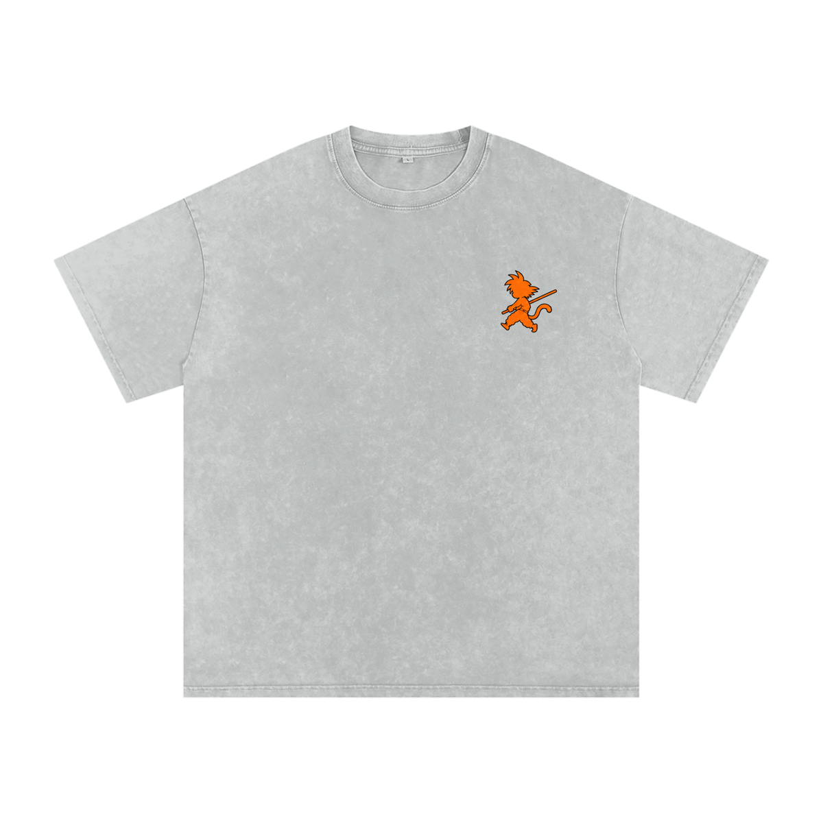 Goku Washed Oversized Cotton T-Shirt