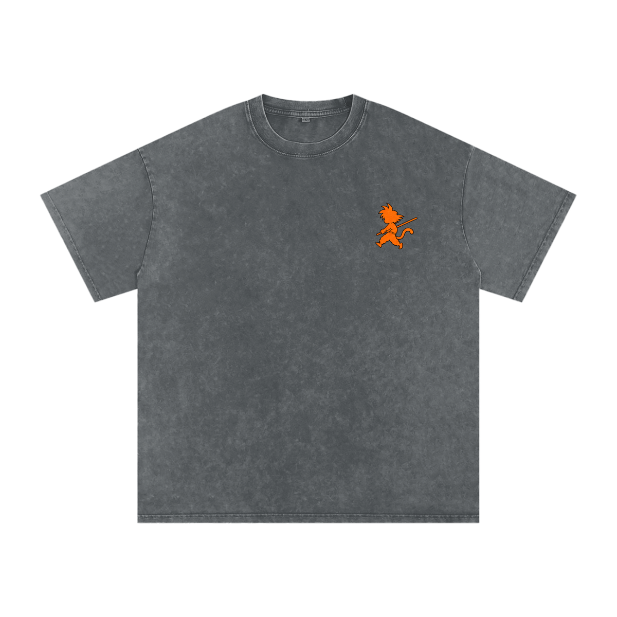 Goku Washed Oversized Cotton T-Shirt